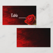 Carte Rose gothique (Devant / Derrière)