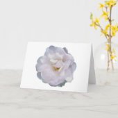 Carte Rose gris rose (Fleur jaune)