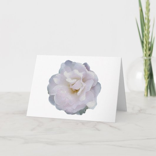 Carte Rose gris rose (Devant)