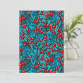 Carte Rose hips, red and blue (Debout devant)