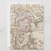 Carte rose Hot Air Balloon Aventure Baby shower (Dos)