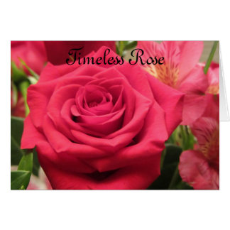 Carte Rose intemporelle