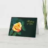 Carte Rose jaune (Devant)