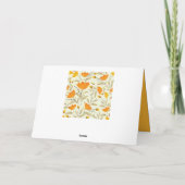 Carte Rose jaune (Dos)