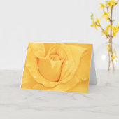 Carte Rose jaune (Fleur jaune)