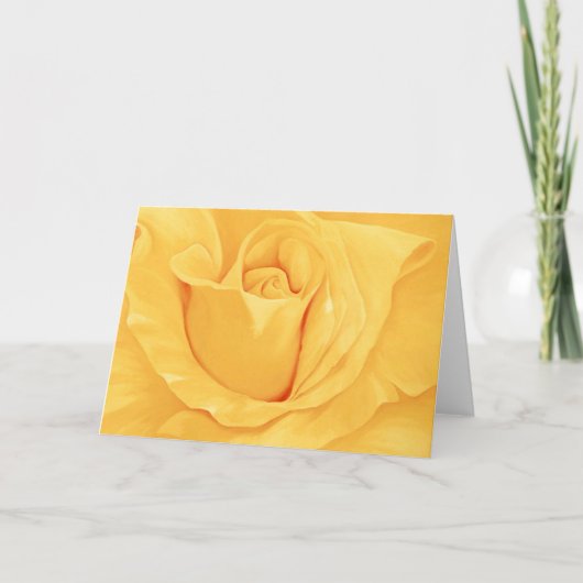 Carte Rose jaune (Devant)