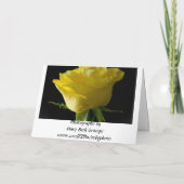 Carte Rose jaune (Dos)