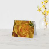 Carte rose jaune (Fleur jaune)