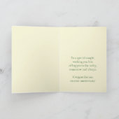 Carte Rose jaune 5e anniversaire Mariage (Intérieur)