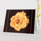 Carte Rose jaune, photo de 2004. (Fleur jaune)