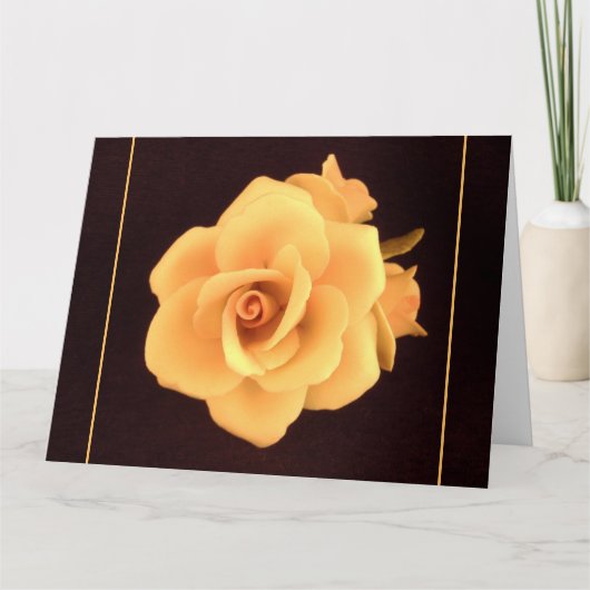Carte Rose jaune, photo de 2004. (Devant)