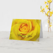 Carte Rose Joyeux anniversaire maman (Fleur jaune)