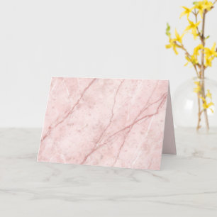 Carte Rosé Marbre Bio Blush Rose Poudré