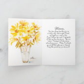 Carte Rose-Mère Jaune simple (Intérieur)