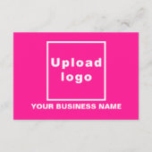 Carte Rose | Noël | Business | Petite salutation plate (Dos)