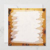 Carte Rose noir et blanc Vase or (Dos)