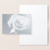 Carte ROSE noire et blanche (Affichage)