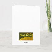 Carte Rose orange 1 (Dos)