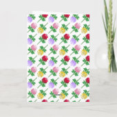 Carte Rose orange gracieuse et belle (Dos)