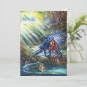 Carte ROSE OUBLIÉ combattant les chevaliers, l'argent et (Debout devant)