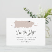 Carte rose pâle de QUINN Porto Rico Enregistrer la (Debout devant)