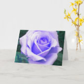 Carte Rose Pale Lavender (Fleur jaune)