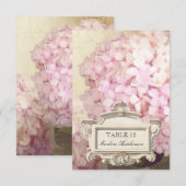 Carte rose parisienne d'endroit de nombre de (Devant / Derrière)