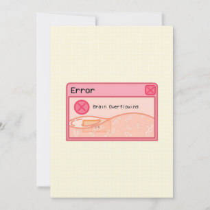 Carte rose pastel esthétique mignonne (message d'e
