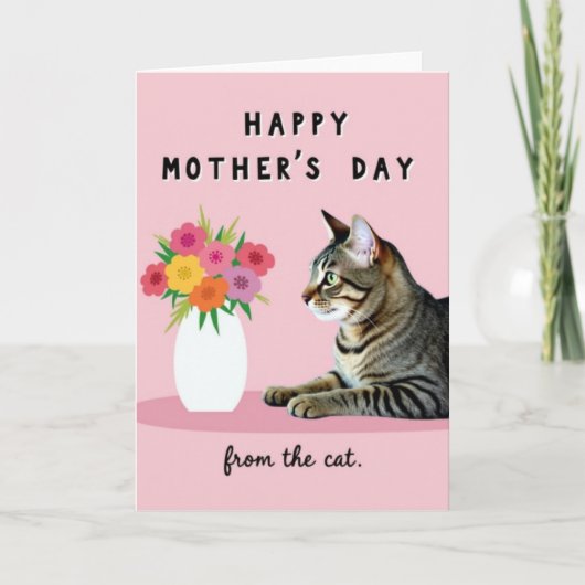 Carte Rose Pattern Mothers Day Card (Devant)