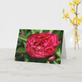 Carte Rose Peony (Fleur jaune)