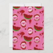Carte Rose pour la Fête de Summerween Vampire et P (Devant)