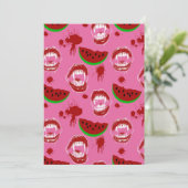 Carte Rose pour la Fête de Summerween Vampire et P (Debout devant)