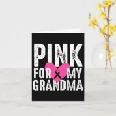 Carte Rose pour ma grand-mère Famille de sensibilisation (Fleur jaune)