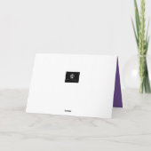 Carte Rose pourpre (Dos)