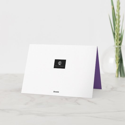 Carte Rose pourpre (Dos)