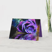 Carte Rose pourpre (Devant)