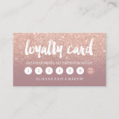 carte rose poussiéreuse de fidélité d'or de (Devant)