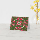 Carte rose Quilt Note (Fleur jaune)