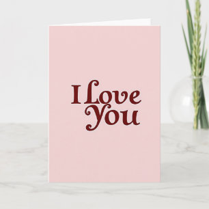 Carte rose romantique Je t'aime