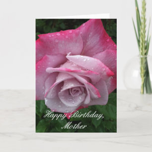 Carte rose rose