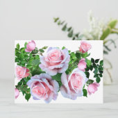 Carte Rose rose (Debout devant)
