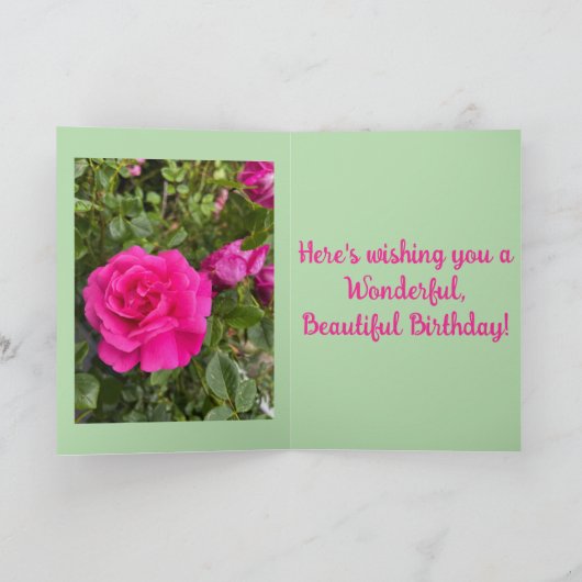 Carte Rose rose #6 (Intérieur)