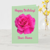 Carte Rose Rose #6 (Fleur jaune)