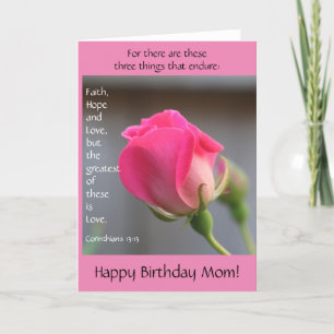 Carte Rose rose et verse sur l'amour, anniversaire de la
