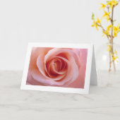 Carte Rose rose rose (Fleur jaune)