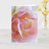 Carte Rose rose rose (Fleur jaune)