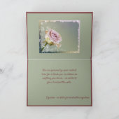 Carte Rose rose simple élégante et romantique (Intérieur)