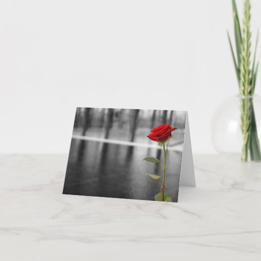 Carte Rose rouge (Devant)