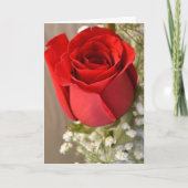 Carte Rose Rouge (Devant)