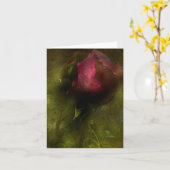 Carte Rose rouge (Fleur jaune)